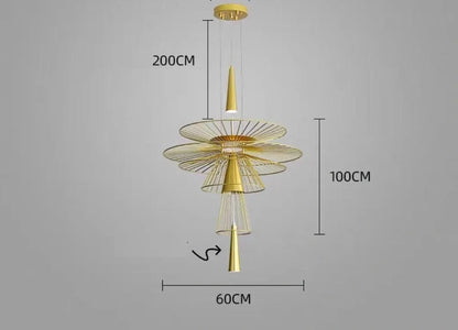 Black iron canteen pendant light with LED illumination for 5-10 square metre rooms