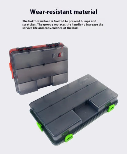 Blue Luya fishing lure storage box with waterproof PP plastic construction