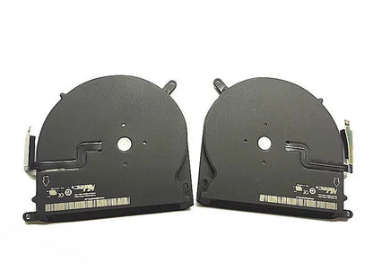 A1398 laptop cooling fan for MacBook models 12-inch to 15-inch, replacement part with plastic housing and metal blades