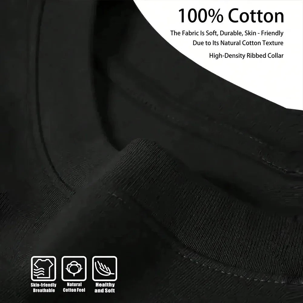 Cotton t-shirt with letter number text pattern, short sleeves, regular fit, available in three colours and sizes S to XXXL.