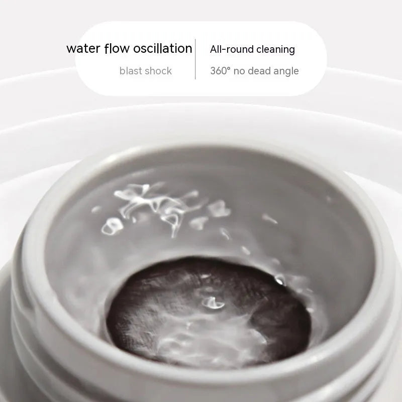 Automatic cleaning machine electric ultrasonic flushing instrument for invisible glasses in 85x65x30mm size