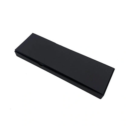 Minimalist black EVA kitchen knife set in gift box, perfect for home chefs