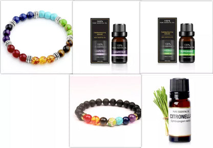 Organic Essential Oils Set - 24 varieties of therapeutic-grade oils for aromatherapy