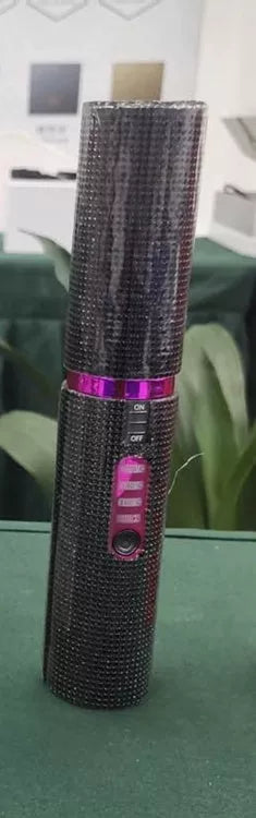 2-In-1 Electric USB Hair Straightening Brush with ceramic coating for healthy styling