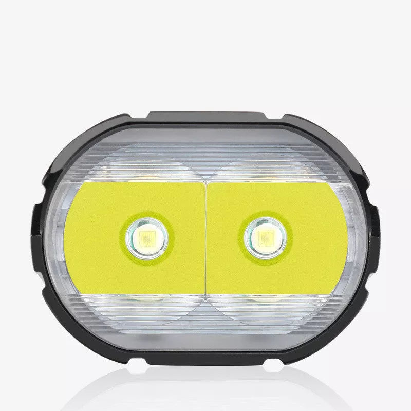 Rechargeable bicycle light with 1800 lumens brightness for mountain and urban cycling