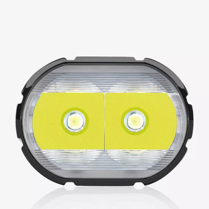 Rechargeable bicycle light with 1800 lumens brightness for mountain and urban cycling