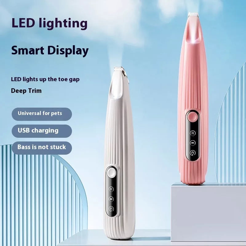 LED Light Pet Hair Clipper for safe and efficient grooming of dogs and cats