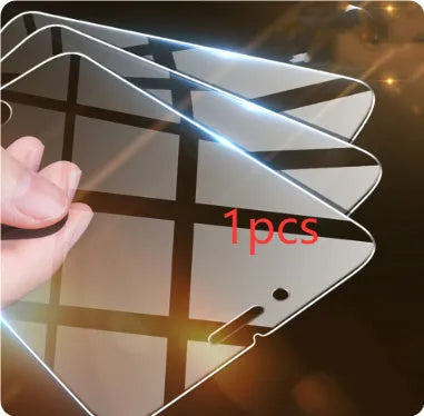 Tempered glass screen protector for iPhone models with anti-fingerprint coating