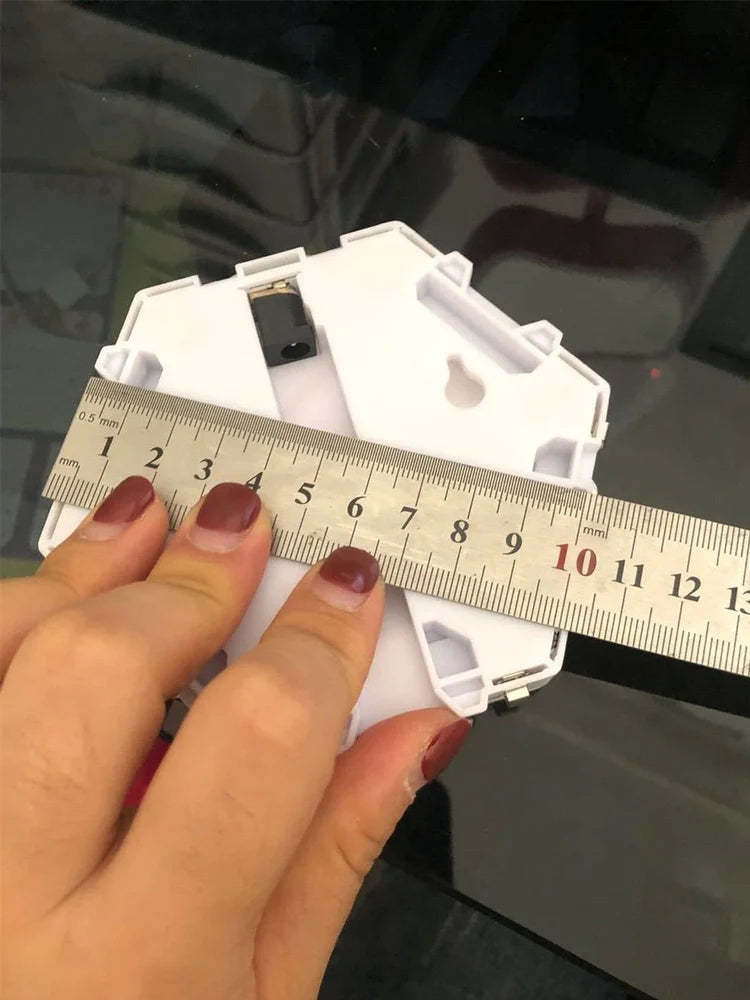 Hexagonal honeycomb wall lamp with touch control for 7 colour options and adhesive mounting system