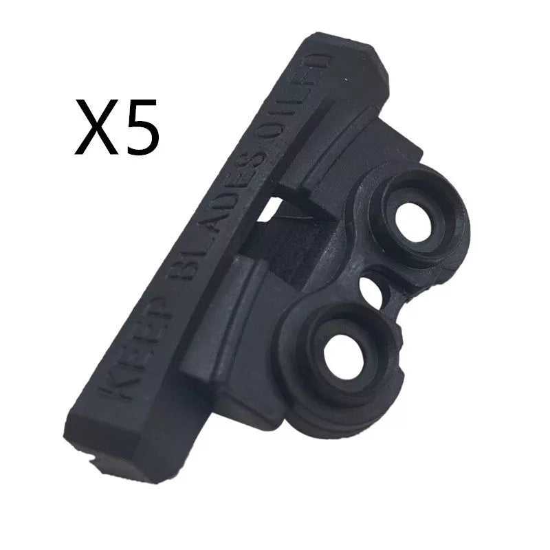 Electric clipper accessories with oil head shear parts in black