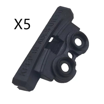 Electric clipper accessories with oil head shear parts in black