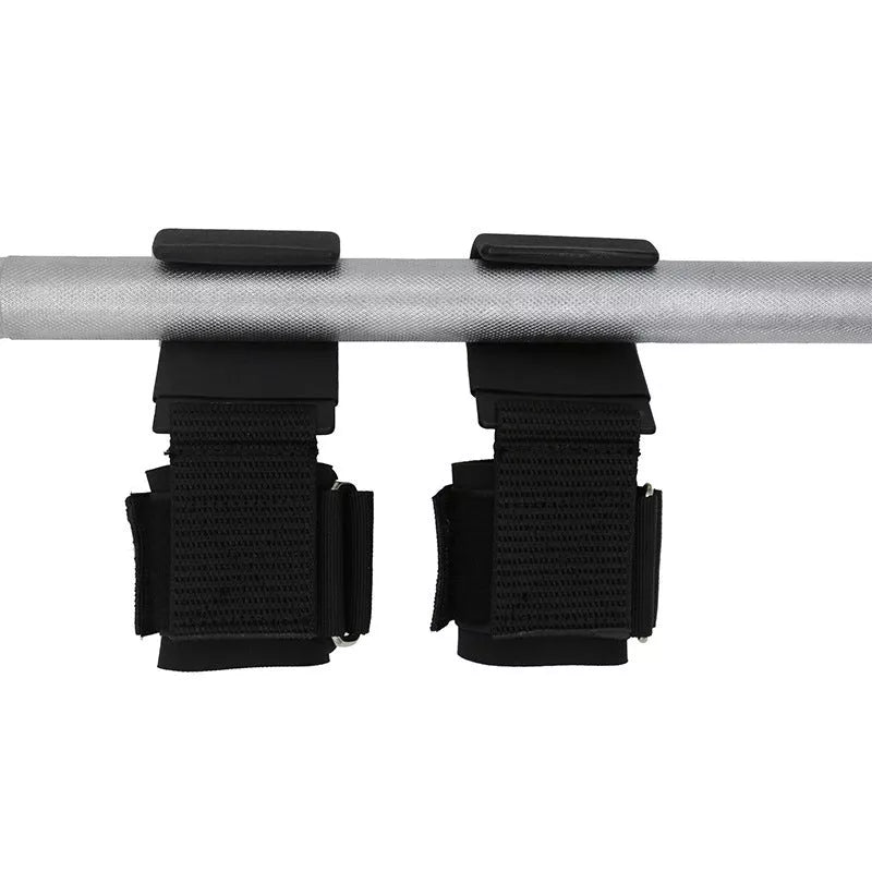 Fitness Weightlifting Squat Power Hook Horizontal Bar in black, blue, and red