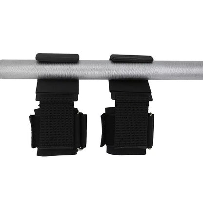 Fitness Weightlifting Squat Power Hook Horizontal Bar in black, blue, and red