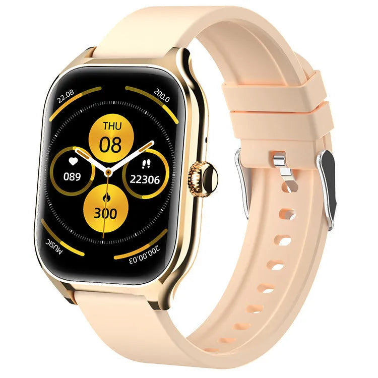 Full touch Bluetooth call smart bracelet with IPS screen, 7-14 day battery, and multiple colour options.