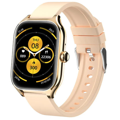 Full touch Bluetooth call smart bracelet with IPS screen, 7-14 day battery, and multiple colour options.