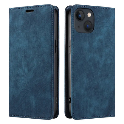 Magnetic flip phone case cover in seven colours for iPhone models with TPU and leather construction