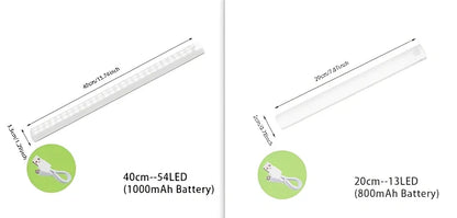 Stainless steel wireless LED motion sensor night light with magnetic wall mounting