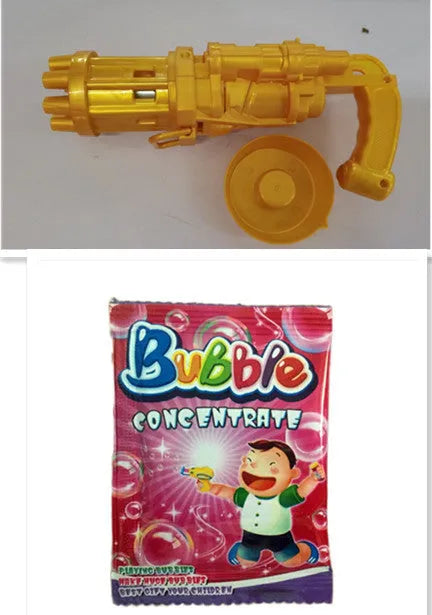 Children's bubble machine toy with bubble gum machine design in pink, gold or black colours