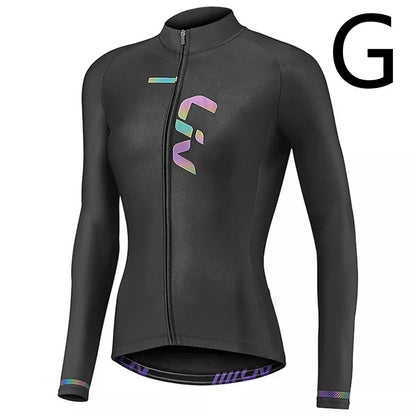 Women's leisure cycling suit in breathable polyester for comfortable rides