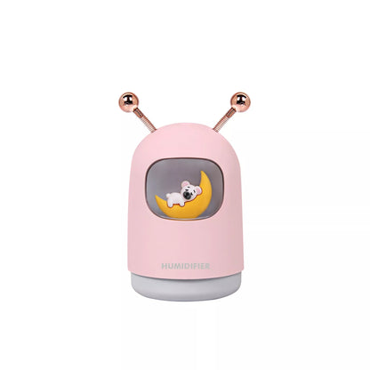 Mini USB pet humidifier in various animal designs for cars and home use