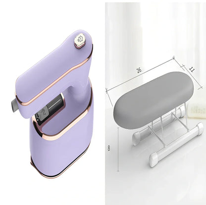 Home Fashion rotating steam hanging iron in light purple colour with mechanical controls and steam function