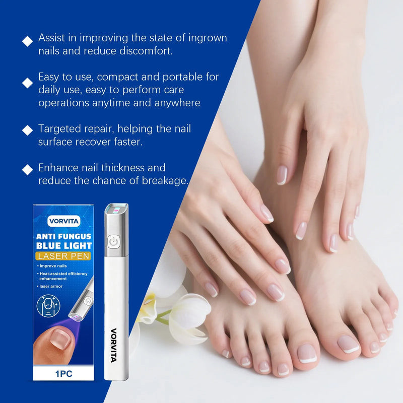 Nail Care Laser Pen ABS Device for Home Manicure and Professional Nail Treatment Single Unit