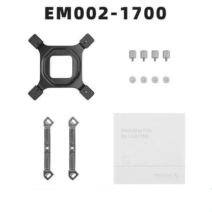 LGA 1700 CPU water cooling radiator mounting bracket and alcohol cleaning wipes