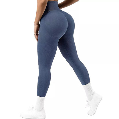 Women's high waist seamless leggings in various colors for fitness and casual wear