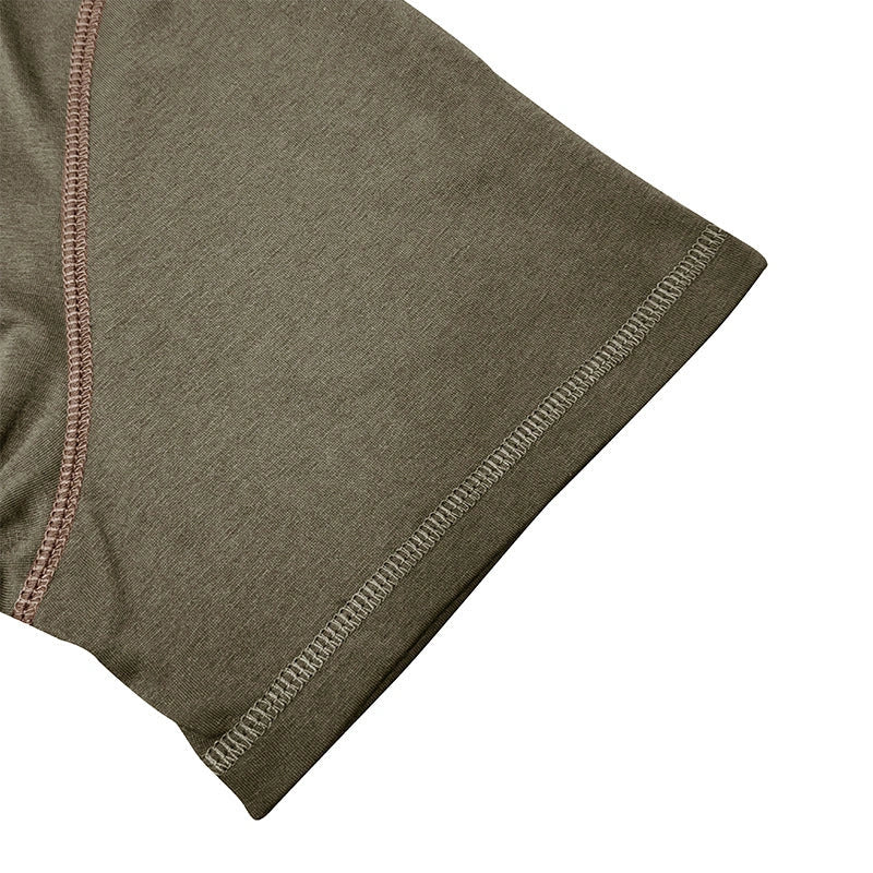 Men's short-sleeved polo shirt with V-neck design in various colors