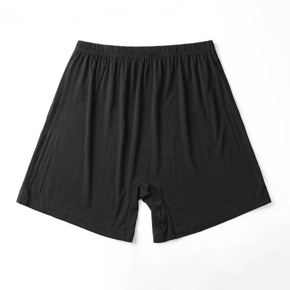Solid colour men's modal boxers on a white background, showing the high-waist design.