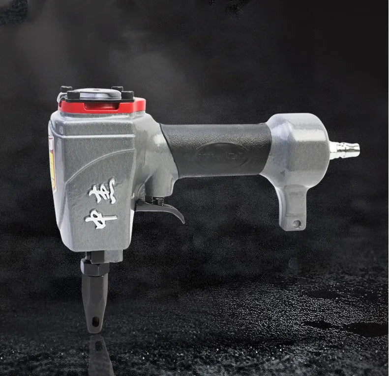 DK30 metal air nail gun for punching 2.5-3.0mm holes in fabrics, with 1.05kg weight and pneumatic operation.