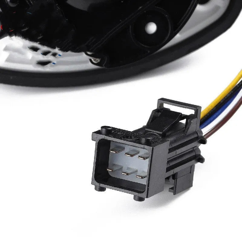 Black ABS plastic forklift hydraulic control lever joystick with cross style design