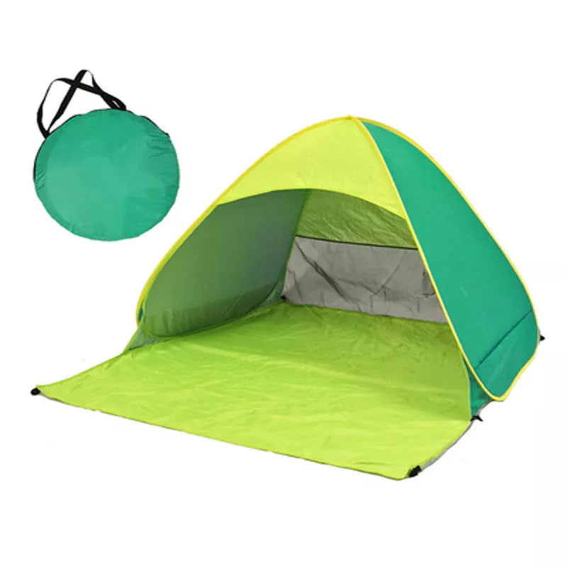 Automatic quick tent for beach and outdoor camping with instant setup