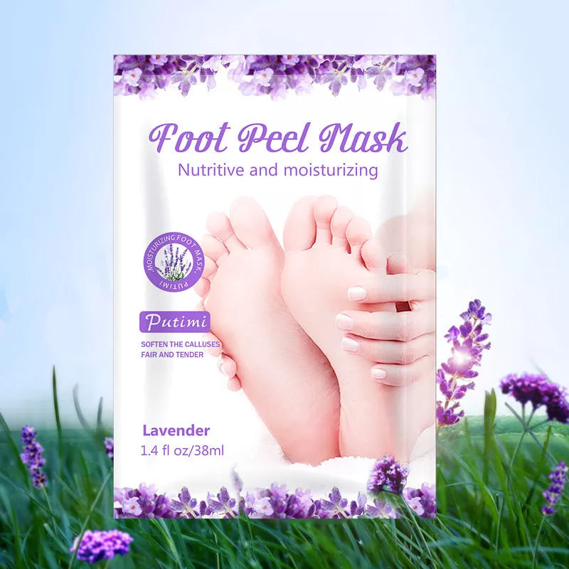 Exfoliating foot mask socks for dead skin removal and heel whitening, 2024 model