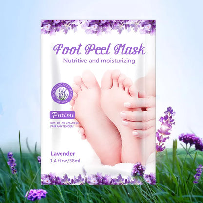 Exfoliating foot mask socks for dead skin removal and heel whitening, 2024 model