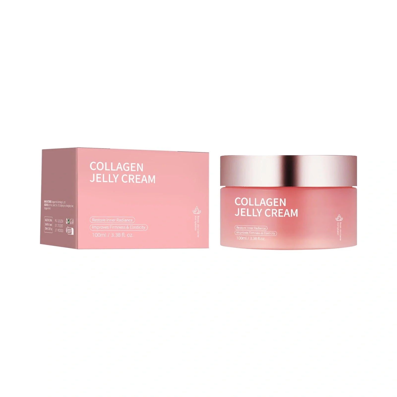Collagen Jelly Face Cream with Nicotinamide for moisturizing and brightening skin