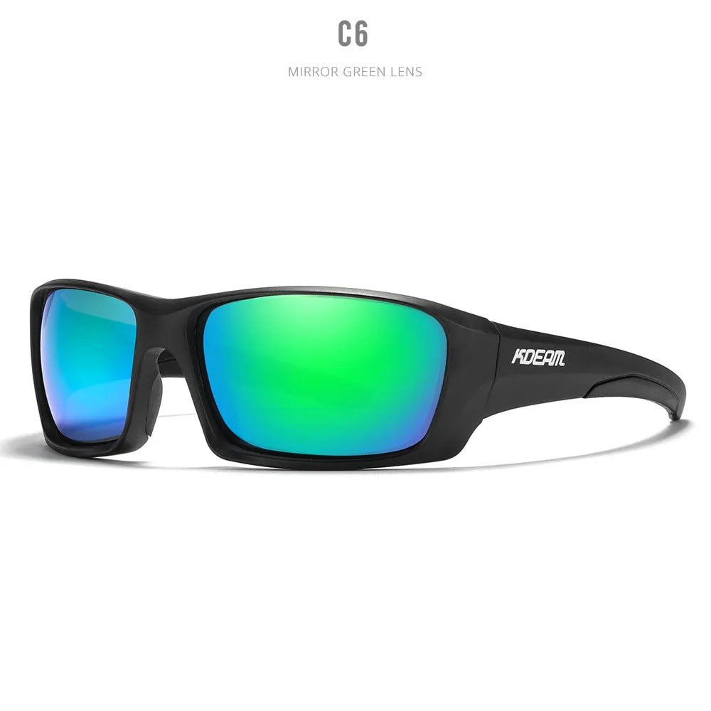 Ultralight polarised sports sunglasses with TR90 frame and TAC lenses in multiple colour options.