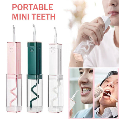 Cordless dental water flosser with powerful water jet for deep cleaning and dual cleaning modes