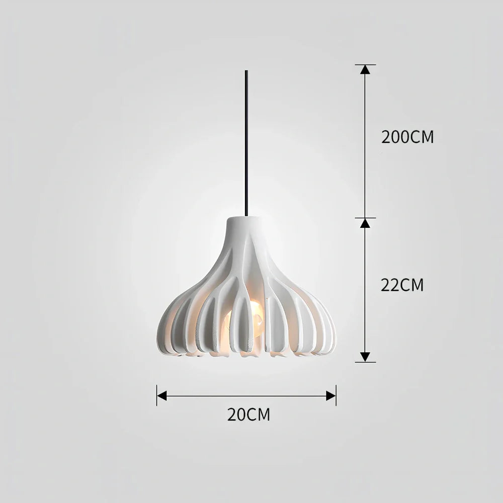 Nordic style resin chandelier with geometric design, 22cm diameter, available in five colours including green and grey