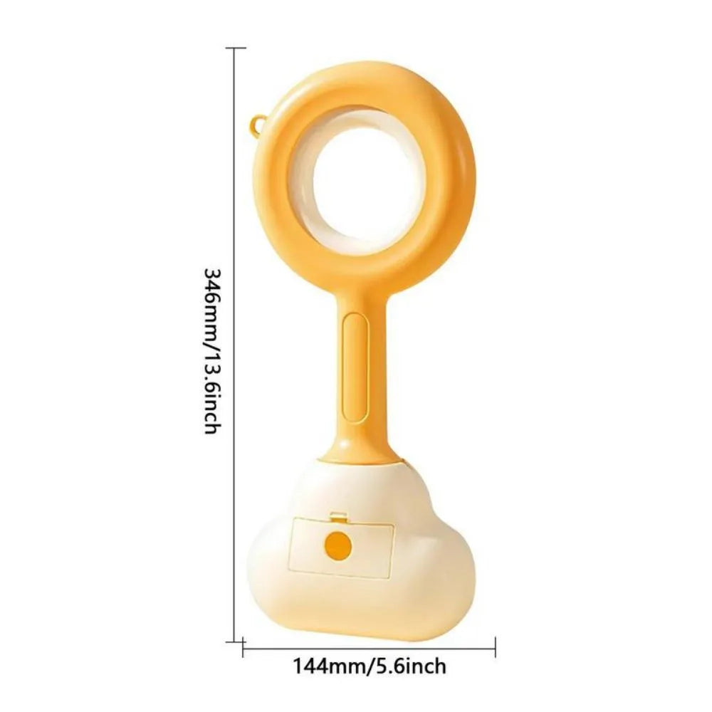 Cloud-shaped jaw dog pooper scooper in ABS plastic for outdoor pet waste cleanup