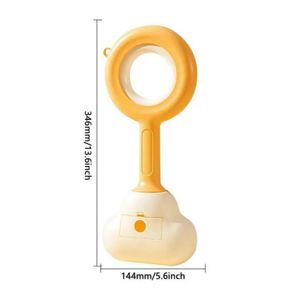 Cloud-shaped jaw dog pooper scooper in ABS plastic for outdoor pet waste cleanup