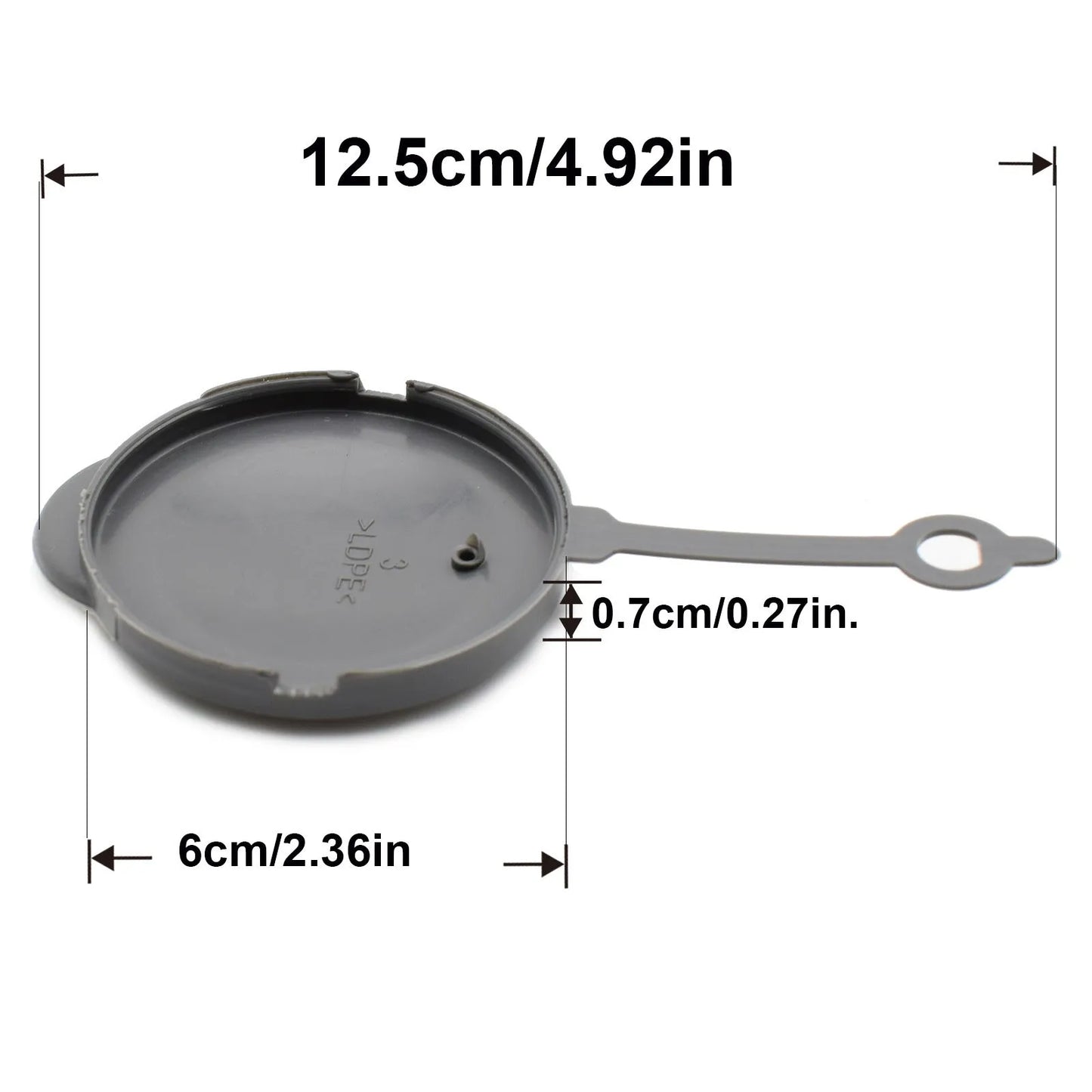 Grey glass kettle cover replacement part for Nissan Teana and compatible vehicle models