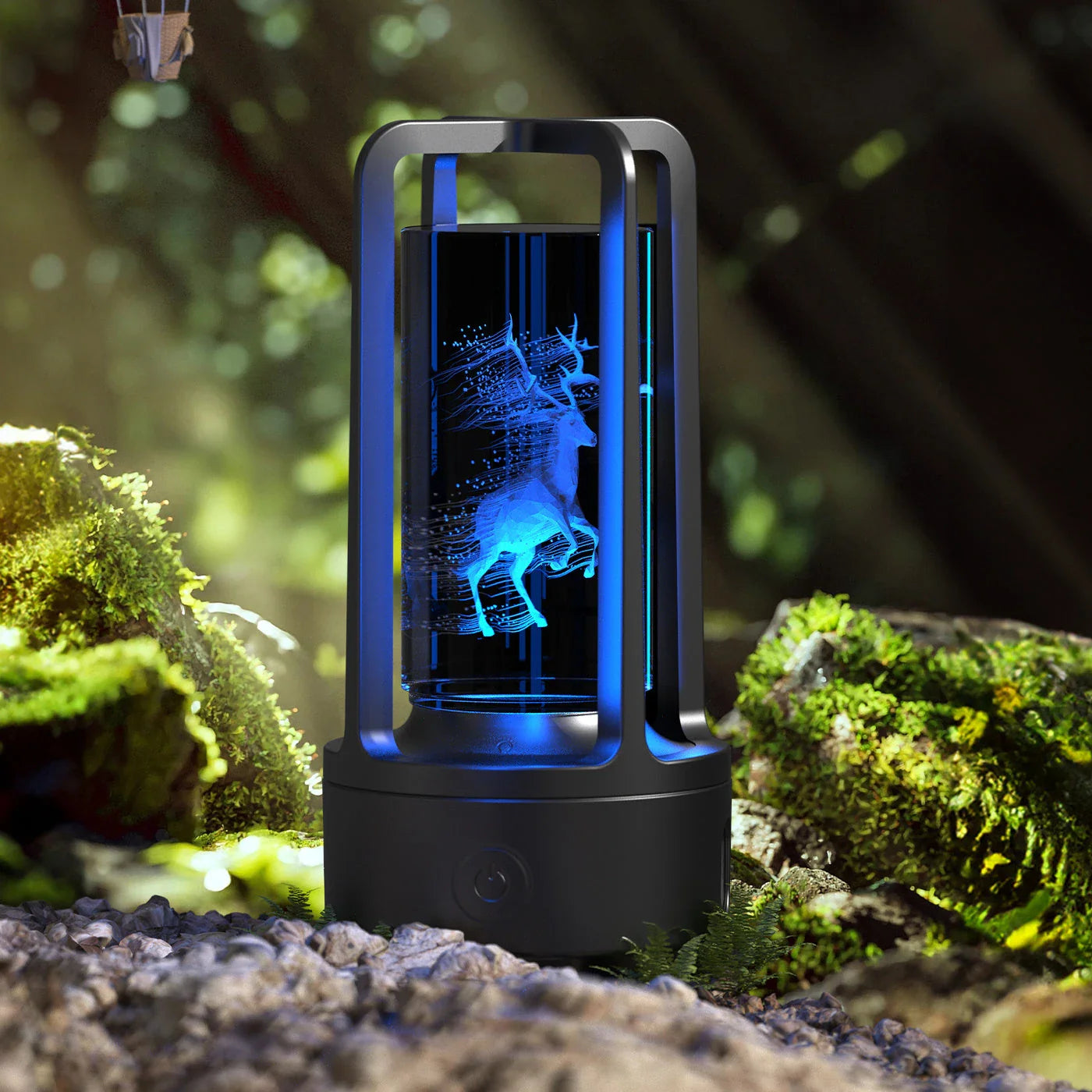 Stylish 2-in-1 Acrylic Lamp and Bluetooth Speaker with Touch Controls and Versatile Designs