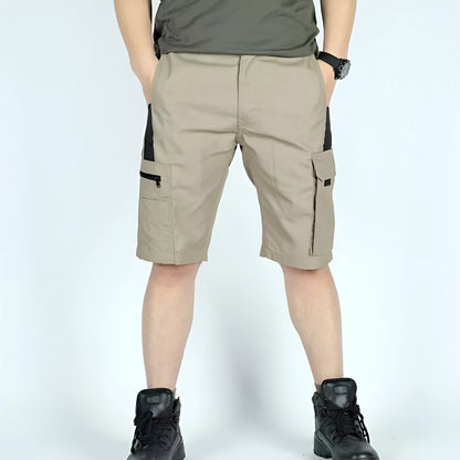 Adult camouflage shorts with elastic waistband in multiple colour options including CP and Dark Night camo.