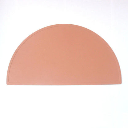 Premium Silicone Children's Placemat in various colors, featuring a modern and durable design for easy cleanup