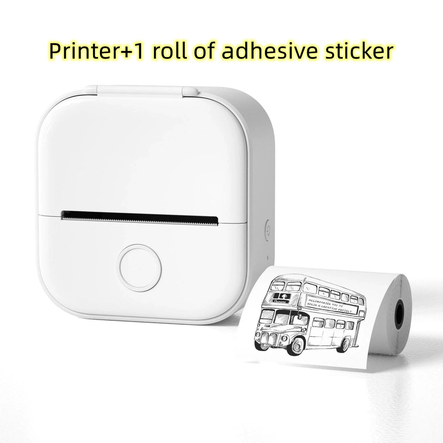 Portable Thermal Label Printer with Bluetooth Connectivity for Home, Office, and Small Business Organization