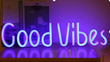 LED pendant light with 45cm acrylic backboard showing uppercase and lowercase lettering options