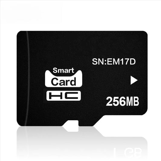 256MB TF series memory card measuring 11x15x1mm for MP3 MP4 mobile device storage