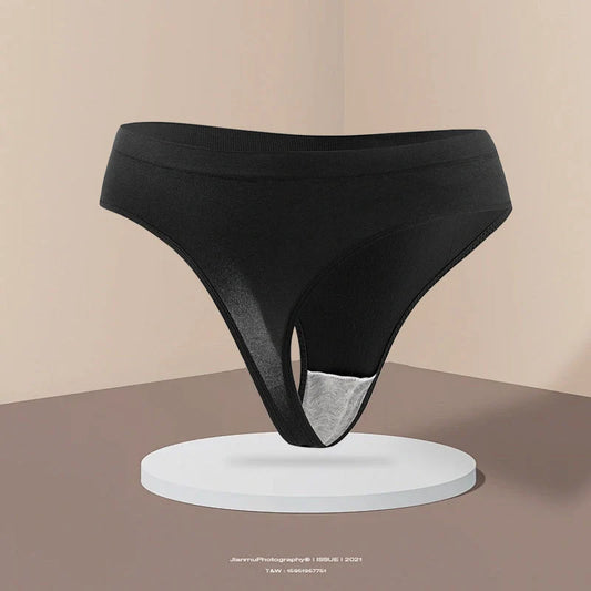 Women's low waist cotton sports panties in a 3-color set, featuring quick-drying and breathable fabric.