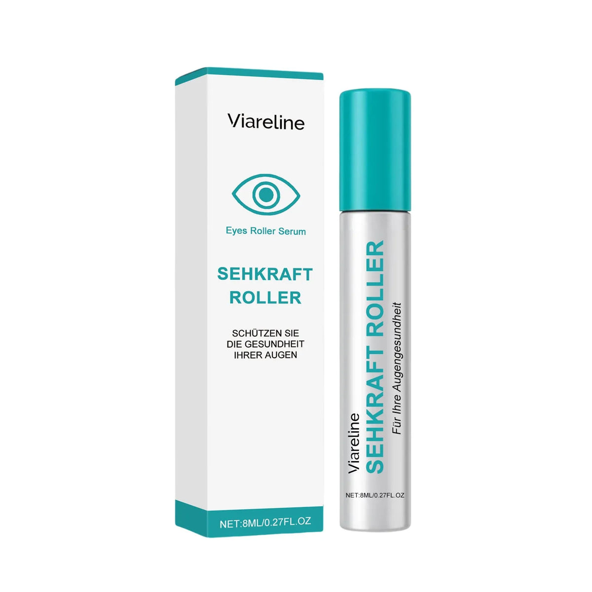 8ml eye care ball with rollerball applicator for cooling gel application